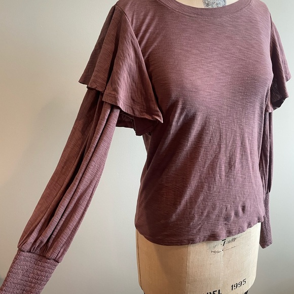 Dusty mauve Nation tee - Picture 2 of 7